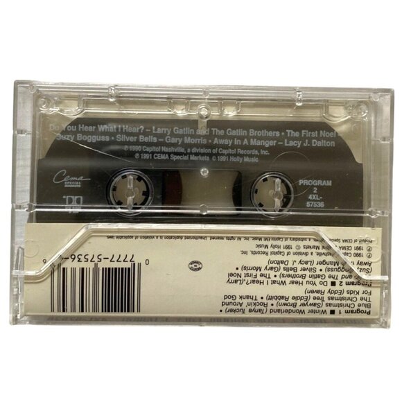 Christmas Country Rock Tanya Tucker Eddie Rabbitt  u Lacy J Dalton Music Cassett - Picture 2 of 4